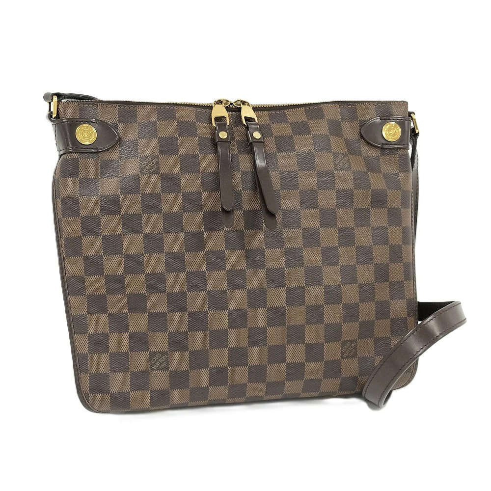 Louis Vuitton Duomo Shoulder Bag Damier Ebene Brown